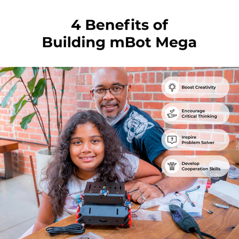 Makeblock mBot Mega: Smart Remote Control Robot Car for Kids to Learn through Play